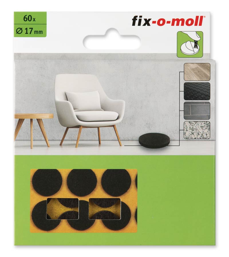 Podložki iz filca, okrogli