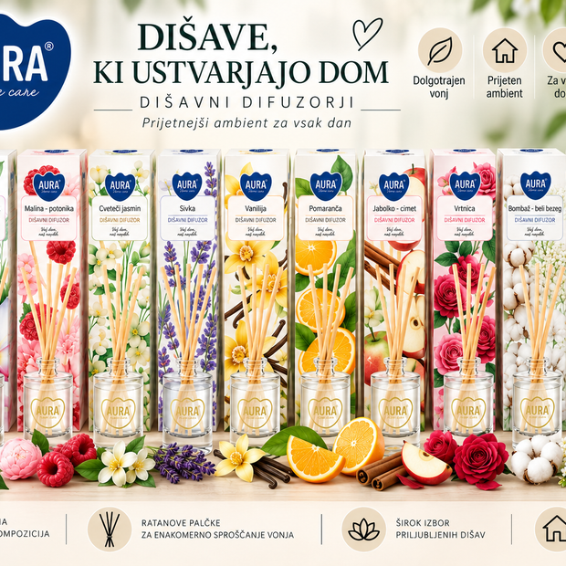 Osvežilec zraka - Difuzor Palčke več vonjev