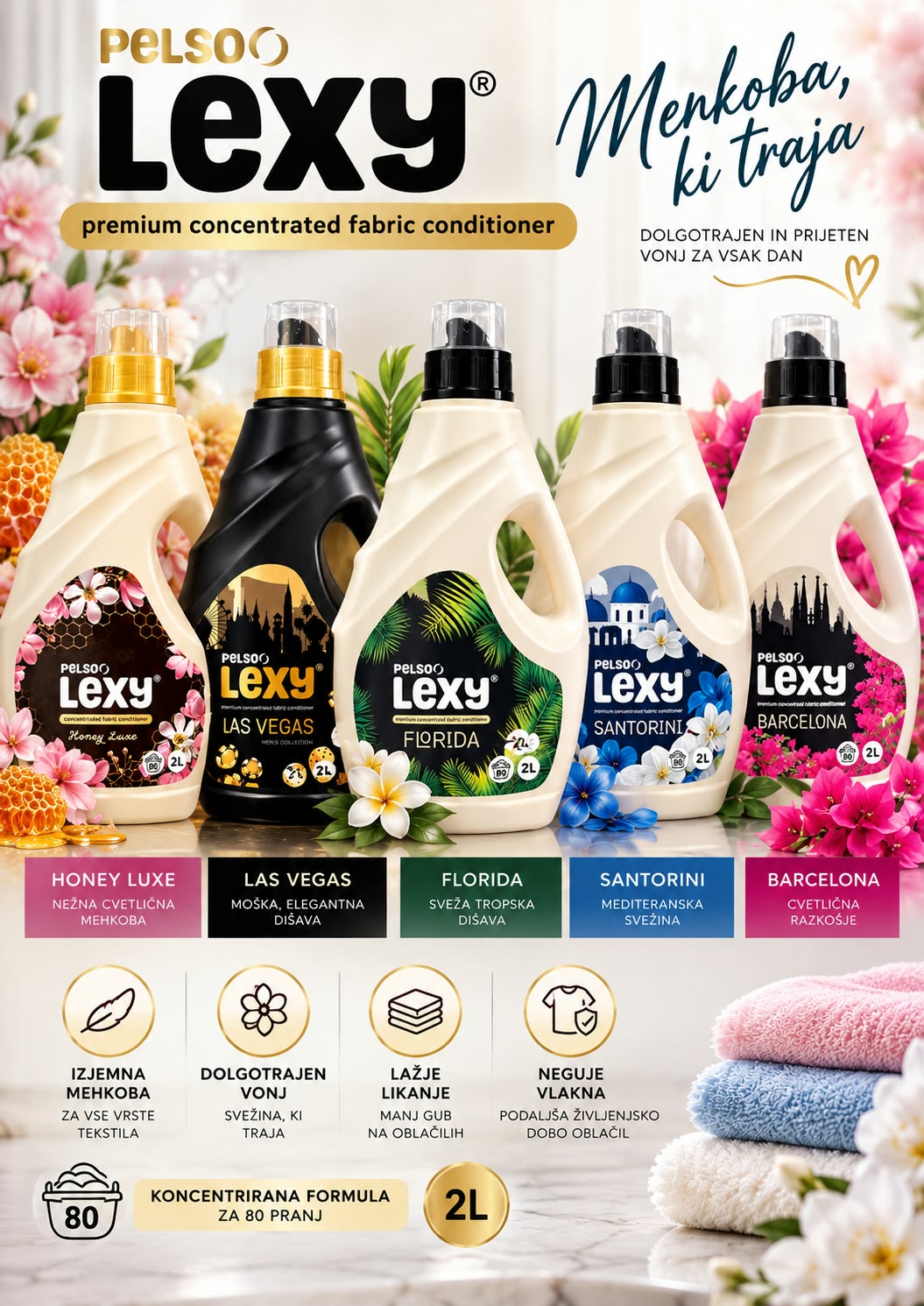 LEXY koncentrirani mehčalci